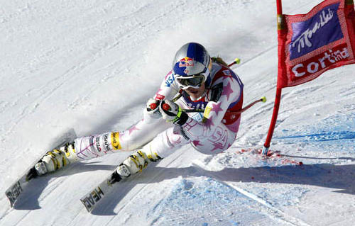 Svetov pohr v lyovan Cortina d'Ampezzo Lindsey Vonn